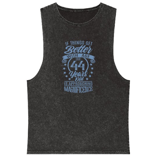 When things get better with age Mineral Wash Tank Tops