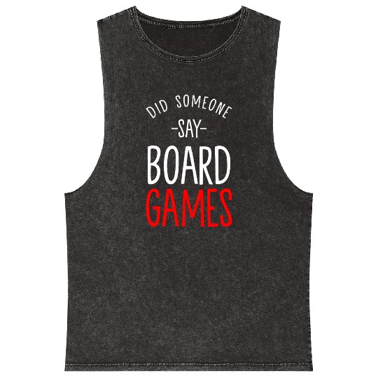 Game Night Nerd Rpg Roleplay Card Game Board Mineral Wash Tank Tops