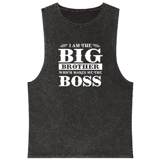 Big Brother Boss Mineral Wash Tank Tops