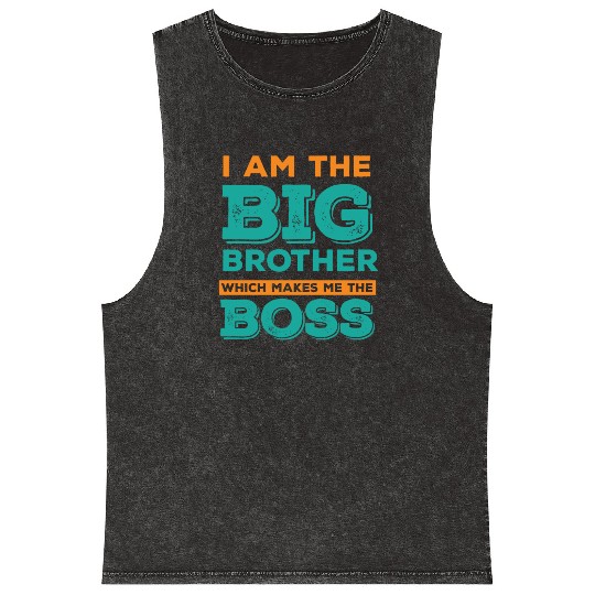 Big Brother Boss Mineral Wash Tank Tops