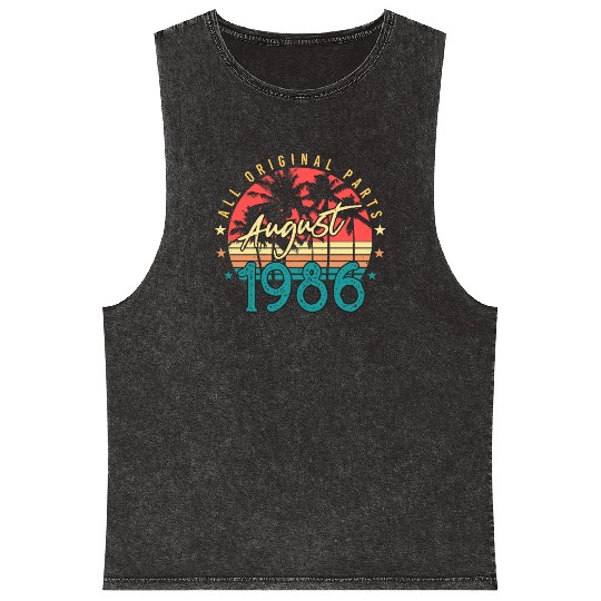 August 1986 Gift Idea Mineral Wash Tank Tops