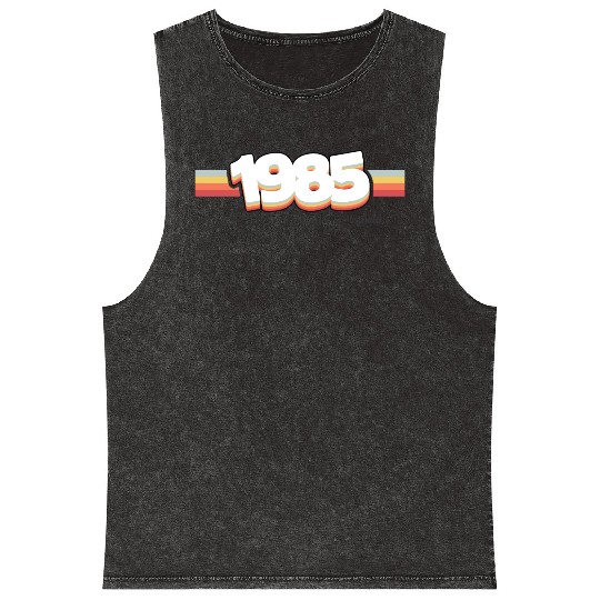 1985 the birth of legends Mineral Wash Tank Tops