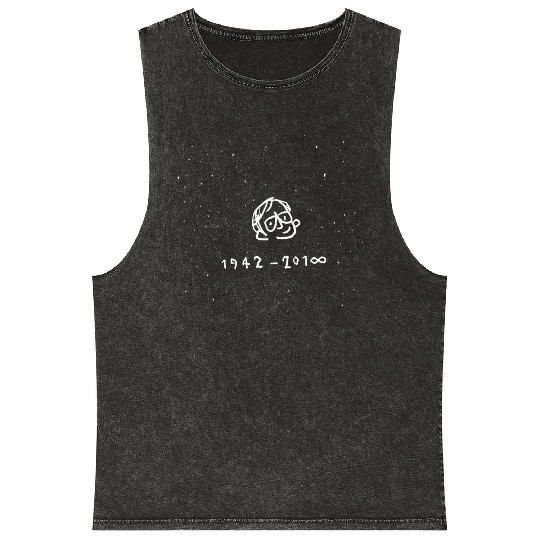 rip stephen hawking Mineral Wash Tank Tops