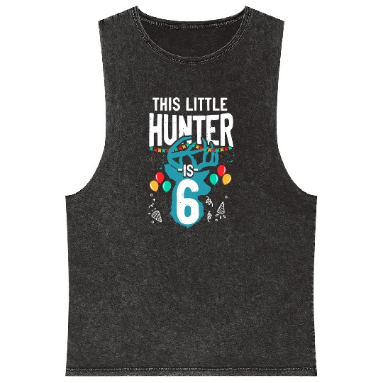 Buck Deer Hunting Hunter Kid Mineral Wash Tank Tops