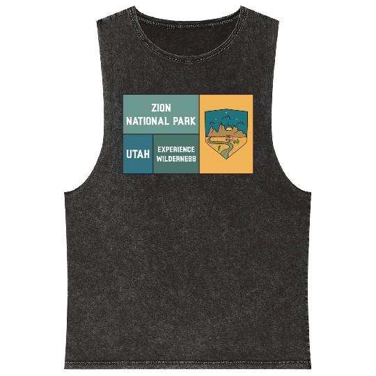 Zion National Park Mineral Wash Tank Tops