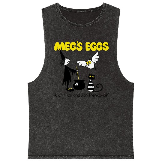 Rip illustrator Jan Pieńkowski Mineral Wash Tank Tops