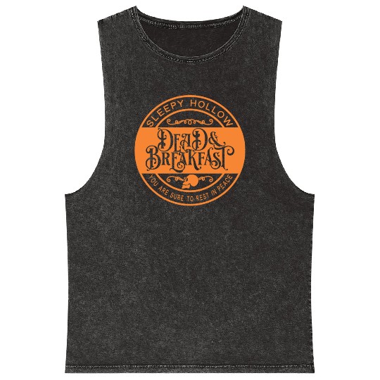 Sleepy Hollow Dead Breakfast You Are Sure To RIP Mineral Wash Tank Tops