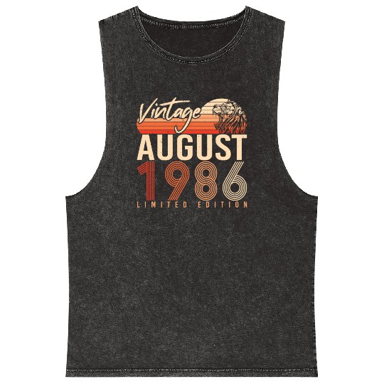 Year Of Construction 1986 In August Mineral Wash Tank Tops