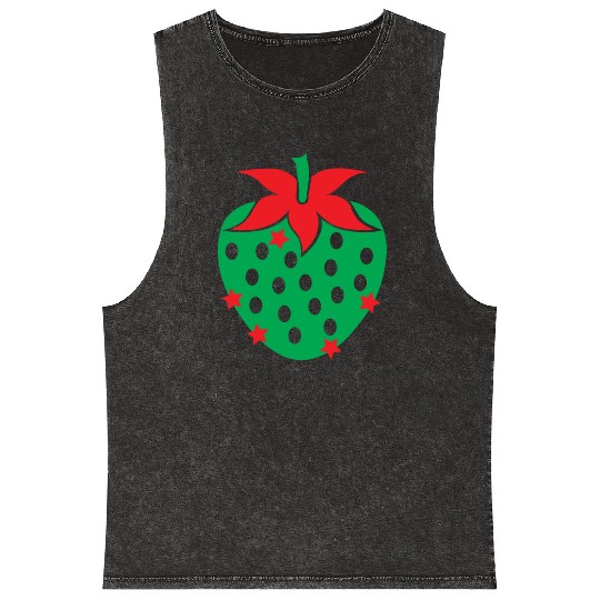 Wild Berry Design Mineral Wash Tank Tops