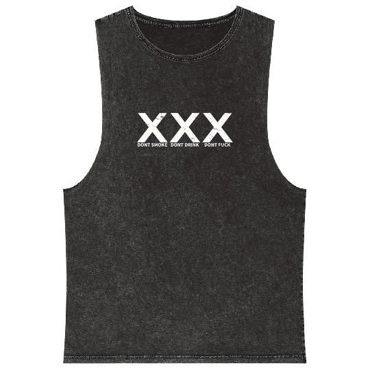 Straight Edge Vegan, Against Drugs, Punk Mineral Wash Tank Tops