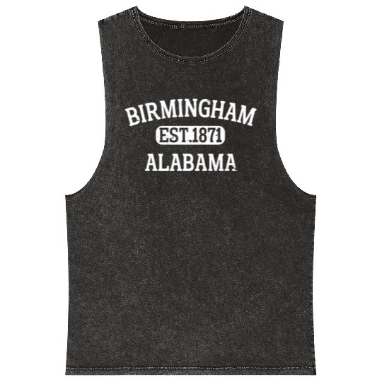 Birmingham Albm Vintage Mineral Wash Tank Tops