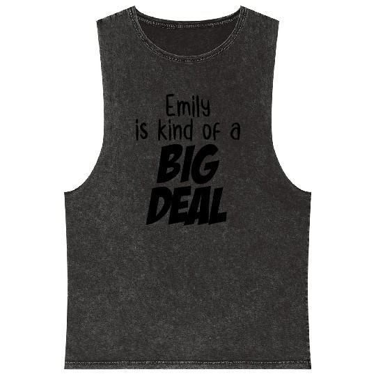 Emily is Kind of a Big Deal Mineral Wash Tank Tops