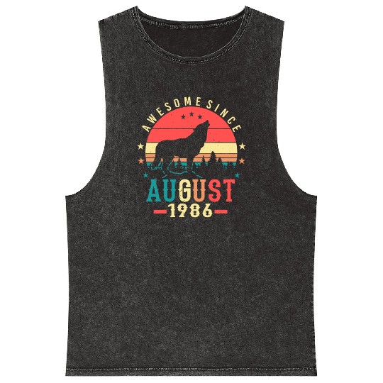 Year Of Construction 1986 In August Mineral Wash Tank Tops