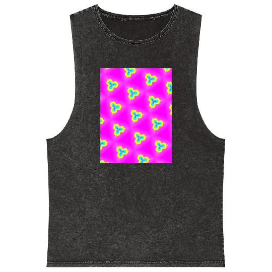enchanting abstract seamless Mineral Wash Tank Tops