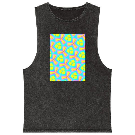 enchanting abstract seamless Mineral Wash Tank Tops