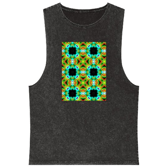 enchanting abstract seamless Mineral Wash Tank Tops