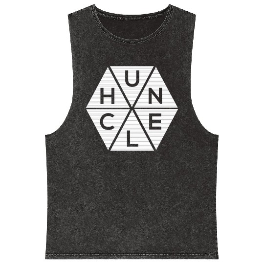 Abstract Triangle Huncle Mineral Wash Tank Tops