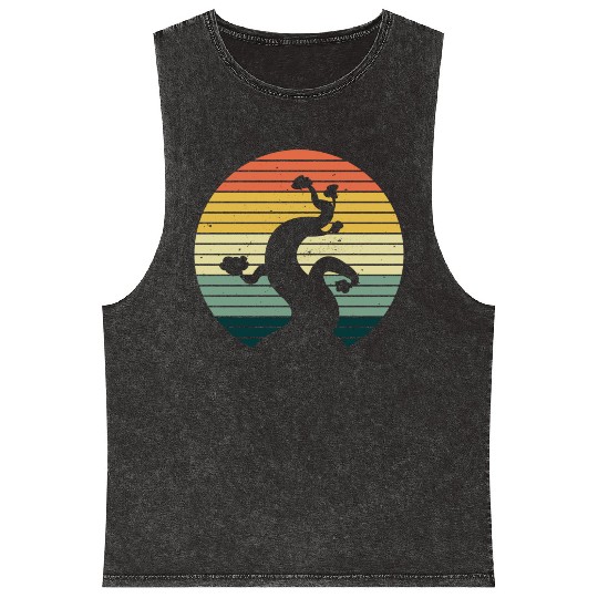 Bonsai Tree Retro Vintage Miniature Gardening Gift Mineral Wash Tank Tops