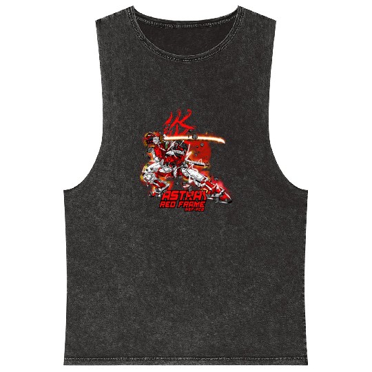 ASTRAY RED FRAME GUNDAM Mineral Wash Tank Tops