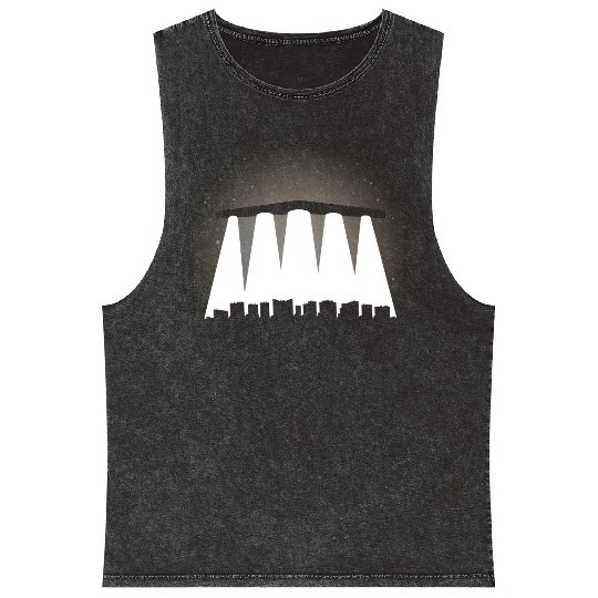 Black Triangle, Phoenix Lights Mineral Wash Tank Tops