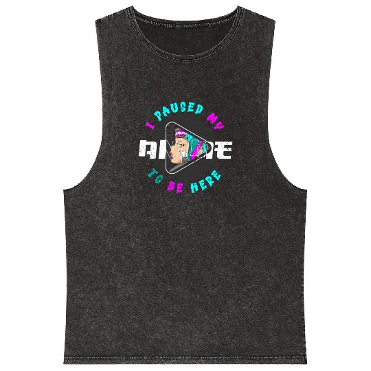 Anime Fan Lover Present Japanese Cartoon Cosplay Mineral Wash Tank Tops