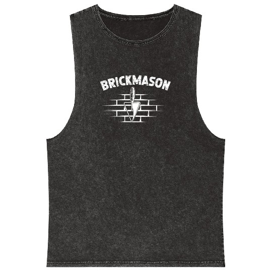 Brickmason Bricklaying Brick Bricklayer Mineral Wash Tank Tops