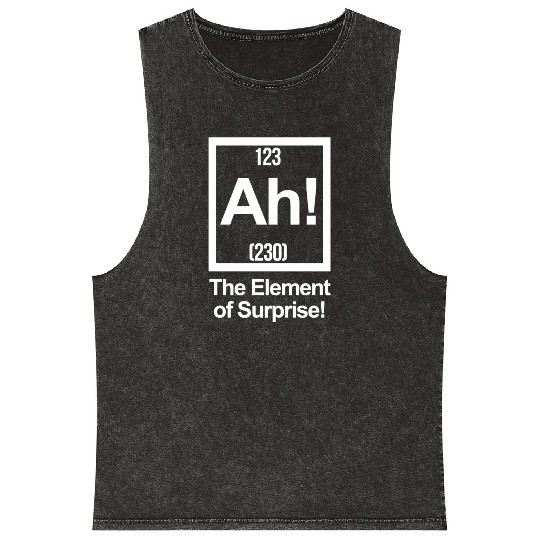 AH! THE ELEMENT OF SURPRISE! Mineral Wash Tank Tops