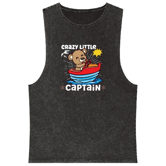 Sailing Sailboat Boating Kid Child Yacht Boat Mineral Wash Tank Tops