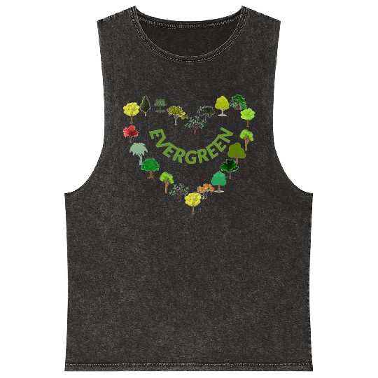 EVERGREEN Mineral Wash Tank Tops