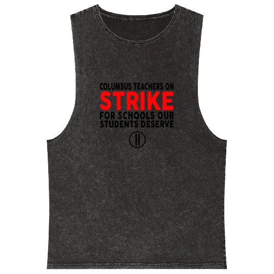 Columbus Ohio School Teachers Strike OH Teacher Mineral Wash Tank Tops