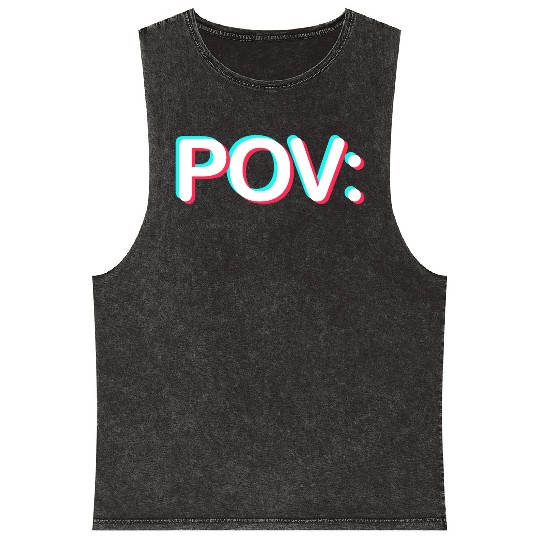 POV: You wear TikTok Meme Prints Mineral Wash Tank Tops