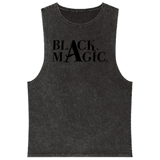 Black. Magic. Mineral Wash Tank Tops