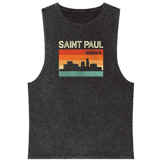 Saint Paul Minnesota Mineral Wash Tank Tops