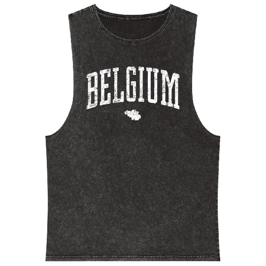 Belgium Icon Vintage Mineral Wash Tank Tops