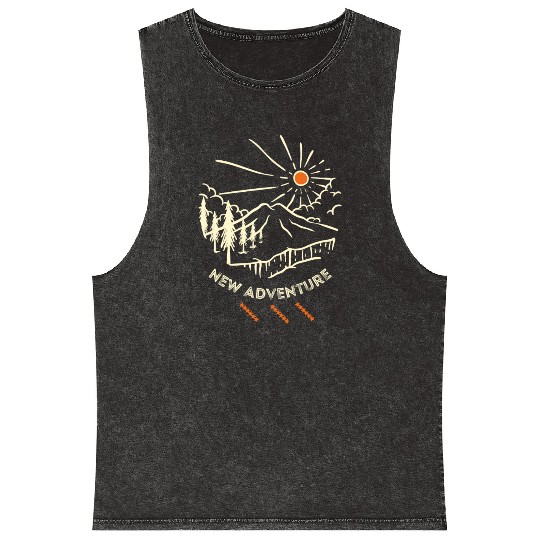 Mountain Adventure 1 Mineral Wash Tank Tops