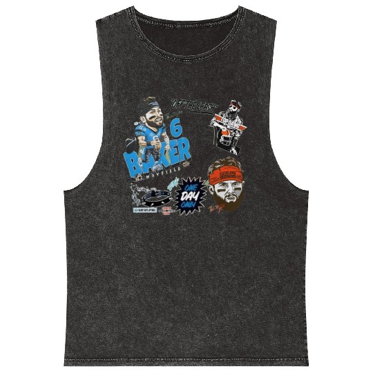 baker mayfield Mineral Wash Tank Tops