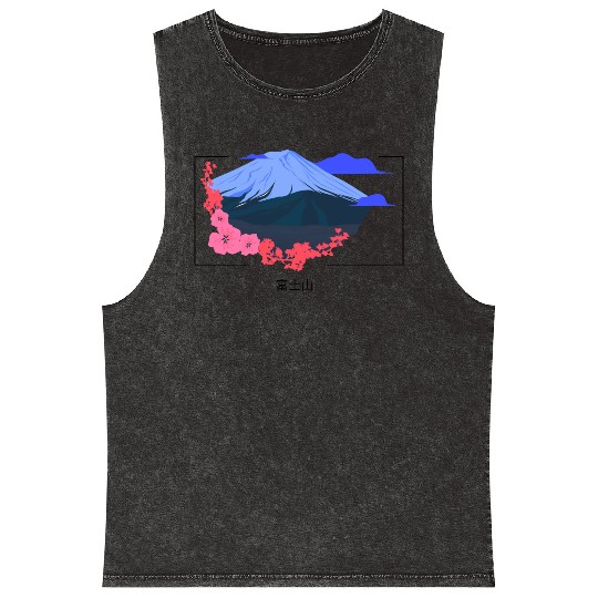 Mount Fuji Mineral Wash Tank Tops