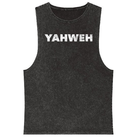 Yahweh Hebrew Jew Israelite 12 Tribes Of Judah Isr Mineral Wash Tank Tops