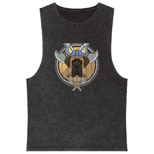 Mastiff I Valhalla I Viking Mineral Wash Tank Tops