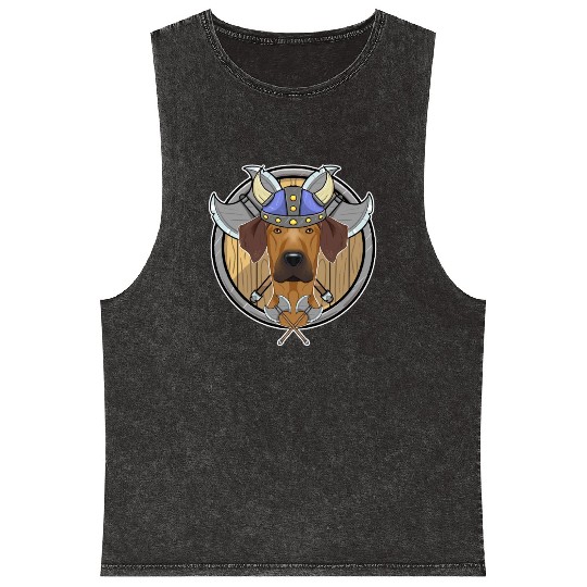 Rhodesian Ridgeback I Valhalla I Viking Mineral Wash Tank Tops