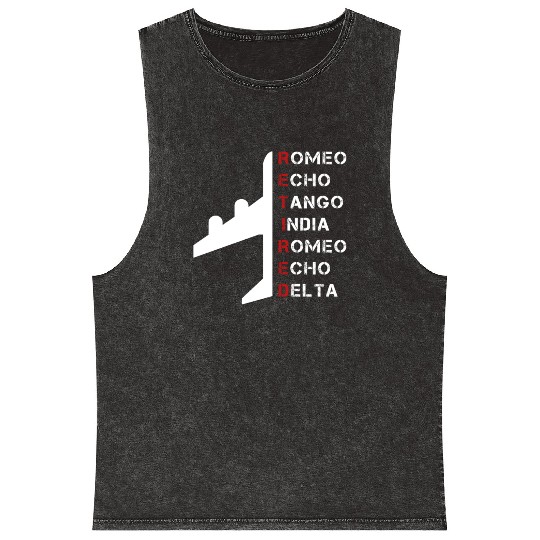 Romeo Echo Tango India Romeo Echo Delta Mineral Wash Tank Tops