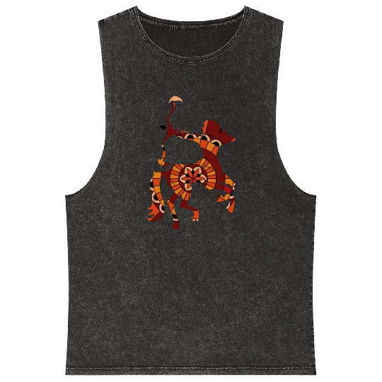 Sagittarius Zodiac Mineral Wash Tank Tops