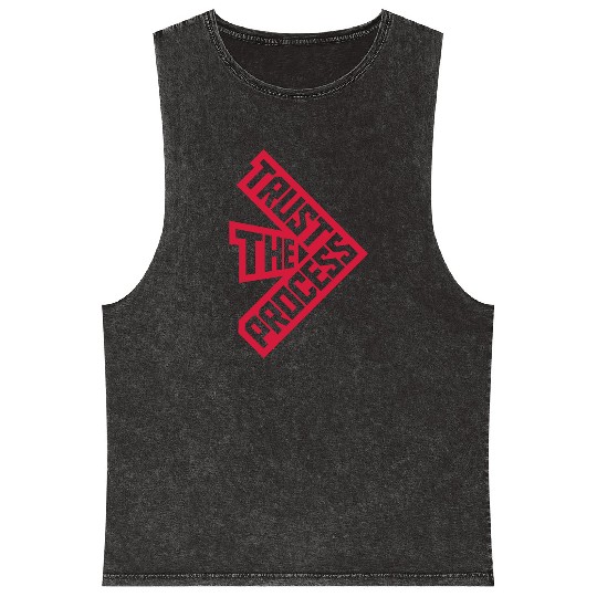 trust the process quote Mineral Wash Tank Tops