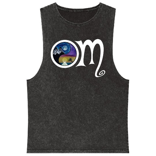 OM Ying Yang Mineral Wash Tank Tops