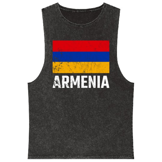 Armenia Armenian flag Armenian eagle Armenian Mineral Wash Tank Tops
