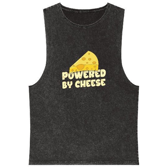 Gouda Cheese Slices charcuterie cheese board Mineral Wash Tank Tops