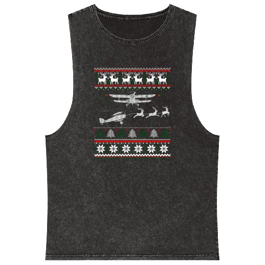Best Christmas Thanksgiving Gift Pilots Aviation Mineral Wash Tank Tops