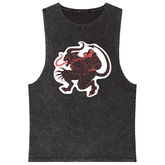 krampus Mineral Wash Tank Tops