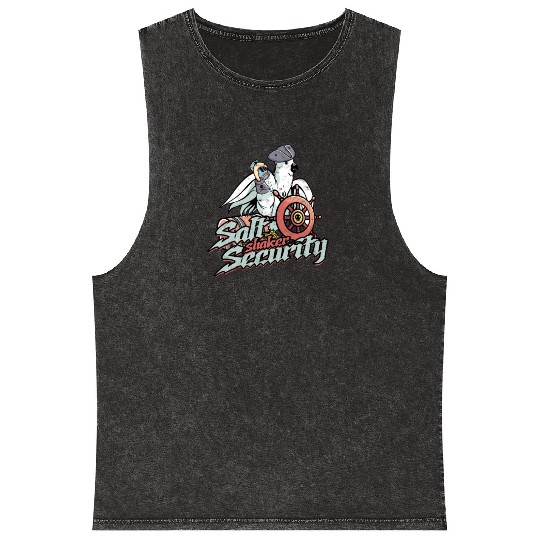 Salt Shaker Security - parrot Mineral Wash Tank Tops