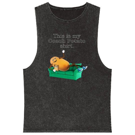 Couch Potato Mineral Wash Tank Tops